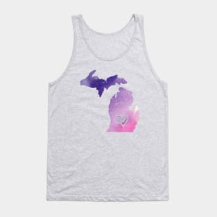 Watercolor Michigan Tank Top